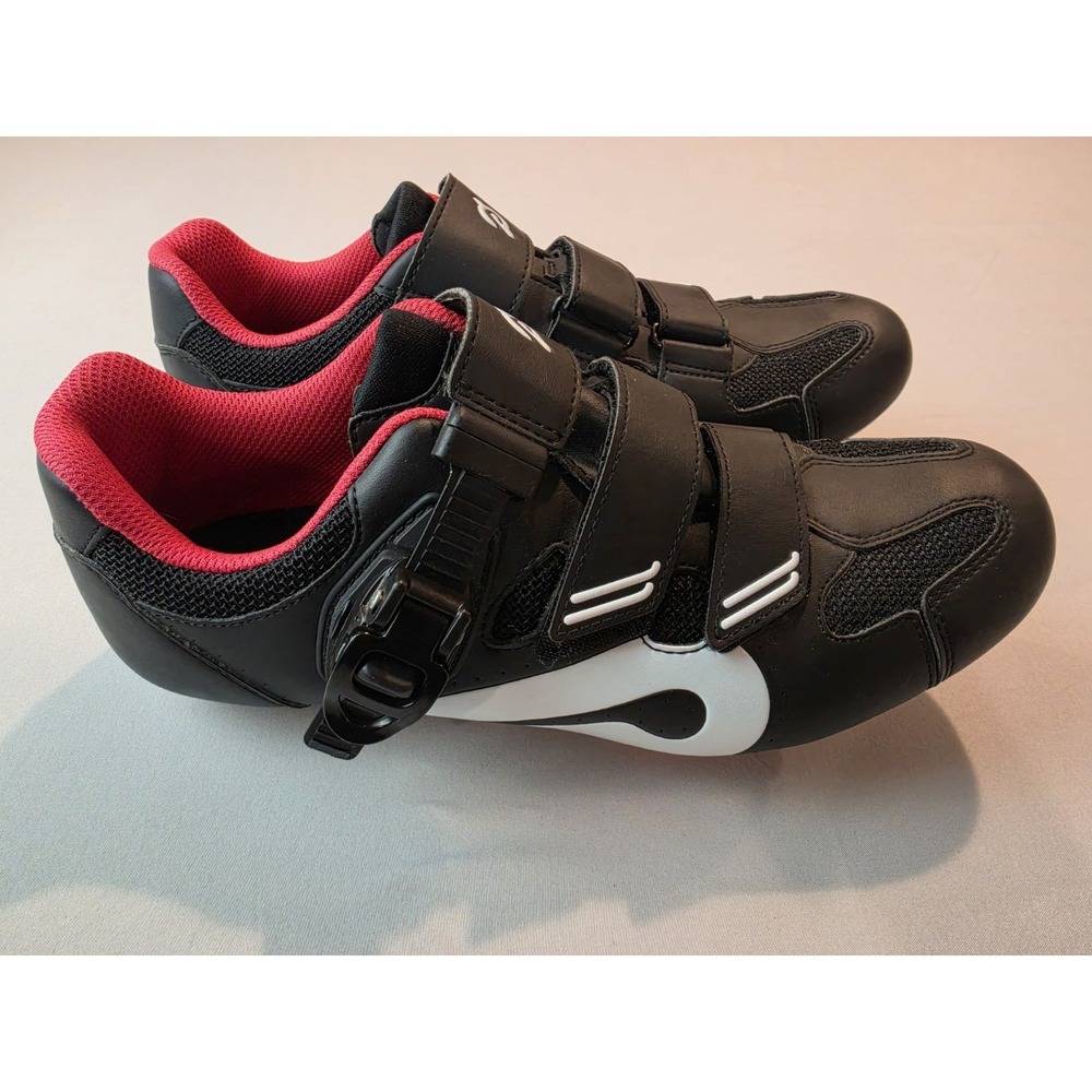 Peloton Black Leather Indoor Cycling Shoes Unisex Size 41 US Mens 8 Womens 10